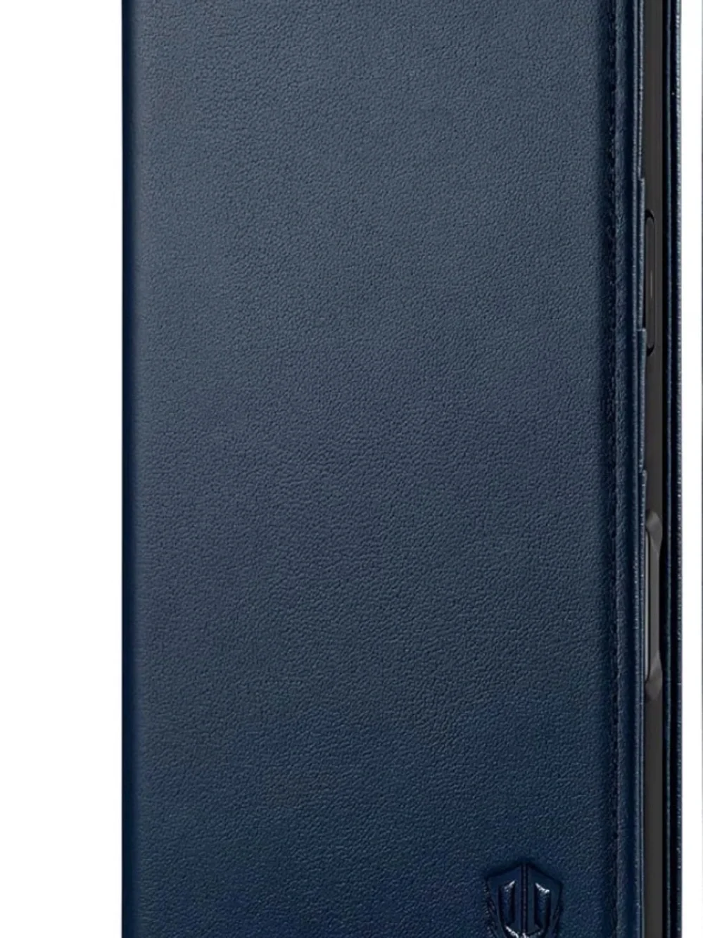 Shieldon Navy Blue Flip Wallet Phone Case with Card Slot IPhone 17 Pro